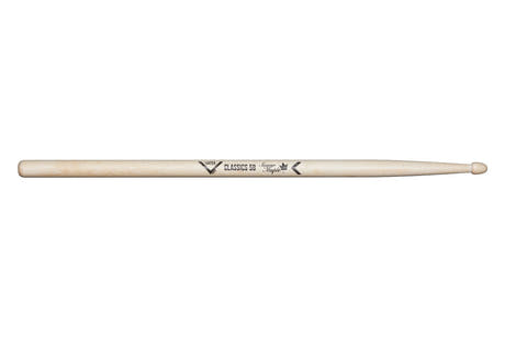 Baguettes de baterie Vater Sugar Maple Classics 5B, olive en bois