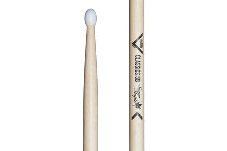 Vater Sugar Maple Classics 5B baguettes de baterie, pointe en nylon