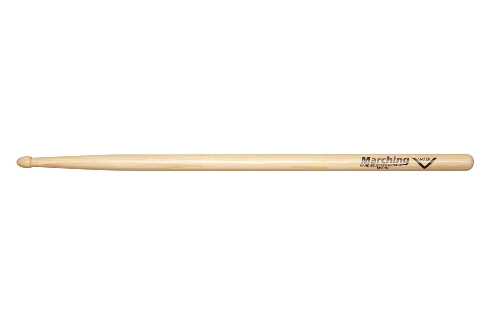 Vater MV10 baguettes de marche pour caisse claire et ténor, embout en bois