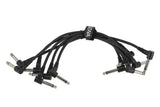GEWA Basic Line câble patch 0,3 m, jack mono coudé, 6 pièces