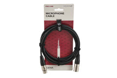 GEWA Pro Line câble de microphone 3 m, XLR femelle vers XLR mâle
