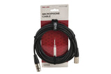 Câble de microphone GEWA Pro Line 6 m, XLR femelle vers XLR mâle
