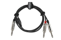 GEWA Pro Line câble insert 1,5 m, jack stéréo vers 2 jacks mono