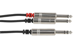 GEWA Pro Line câble insert 1,5 m, jack stéréo vers 2 jacks mono