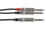 GEWA Pro Line câble insert 1,5 m, jack stéréo vers 2 jacks mono