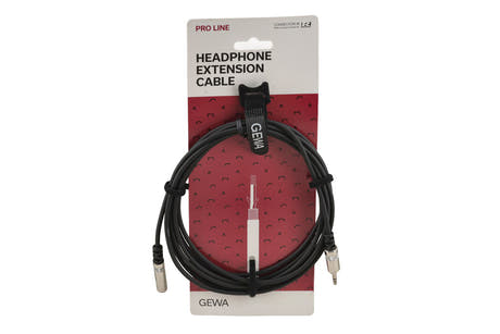 GEWA Pro Line rallonge pour casque 3 m, 3,5 mm