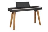 GEWA support pour Portable Piano PP-2 et PP-3, pieds en bois noir mat