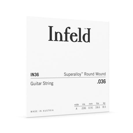 String de guitare électrique Thomastik-Infeld Superalloy .036w, roundwound (IN36)