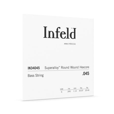 String de guitare basse électrique Thomastik-Infeld Superalloy .045, roundwound (IN34045)
