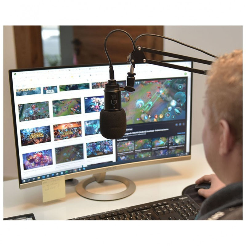 DNA - microphones USB avec bras articulé et filtre anti-pop