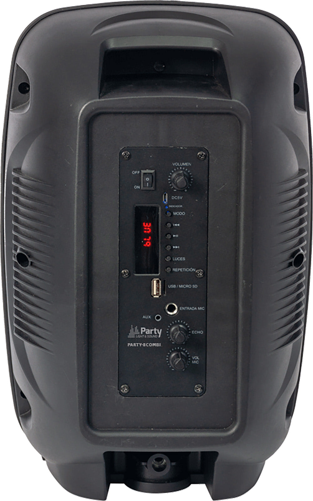 LED Illuminated Active Party Speaker w. Bluetooth