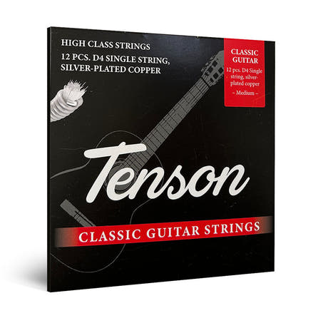 Tenson corde de Ré pour guitare classique, Normal Tension, 12 pièces
