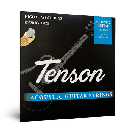 Tenson Bronze 80/20 cordes western .012-.053, Light
