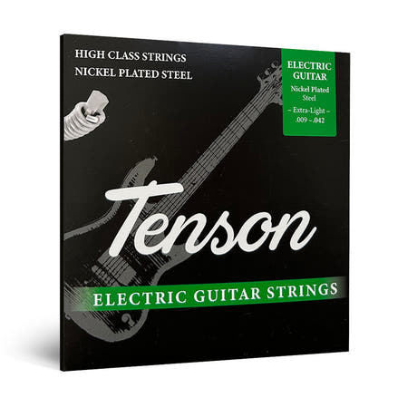 Tenson cordes de guitare électrique en nickel .009-.042, Extra Light