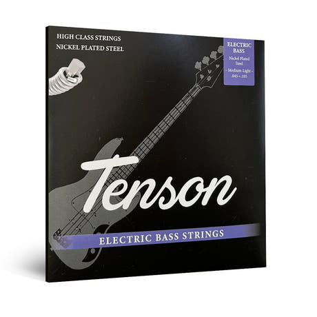 Tenson cordes de basse électrique en nickel .045-.105, Medium/Light, long scale