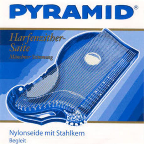 Pyramid 604/42 jeu de strings pour cithare à harpe, 42 strings, nylon