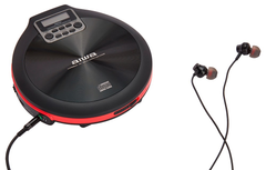 AIWA PCP-850 Bærbar CD-afspiller – MP3 & Anti-Shock, rød