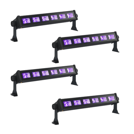 MARCONI ARIES 6x3UV LED Bar (40cm) 4 Pièces Bundle