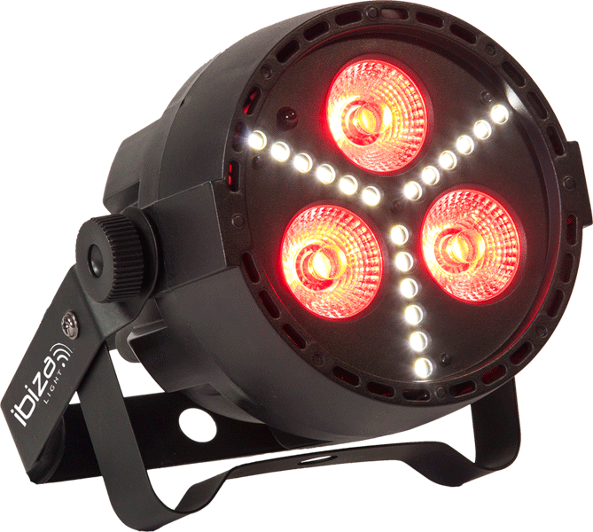 IBIZA LED PAR RGBW with Strobe