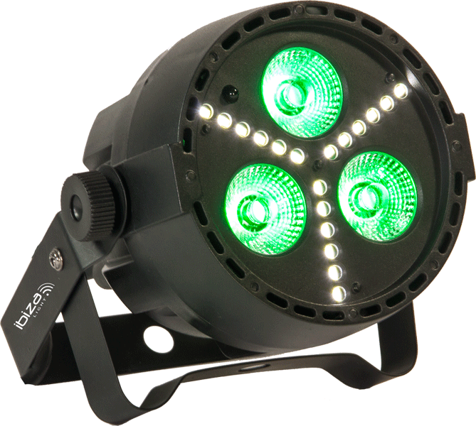 IBIZA LED PAR RGBW with Strobe