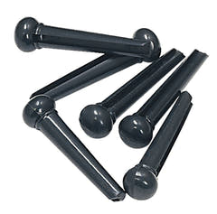 GEWA chevilles en plastique noir sans point, 6 pièces