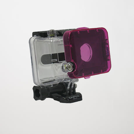 Boîtier de plongée PolarPro Hero2 Magenta