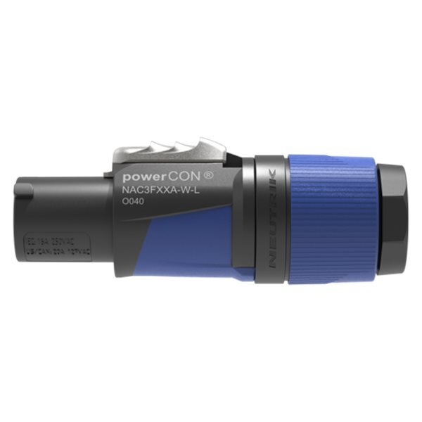 Neutrik NAC3FXXA-W-L Powercon Bleu (10-16mm)
