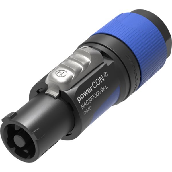 Neutrik NAC3FXXA-W-L Powercon Bleu (10-16mm)