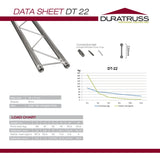 DuraTruss DT 22-100 1 meter straight