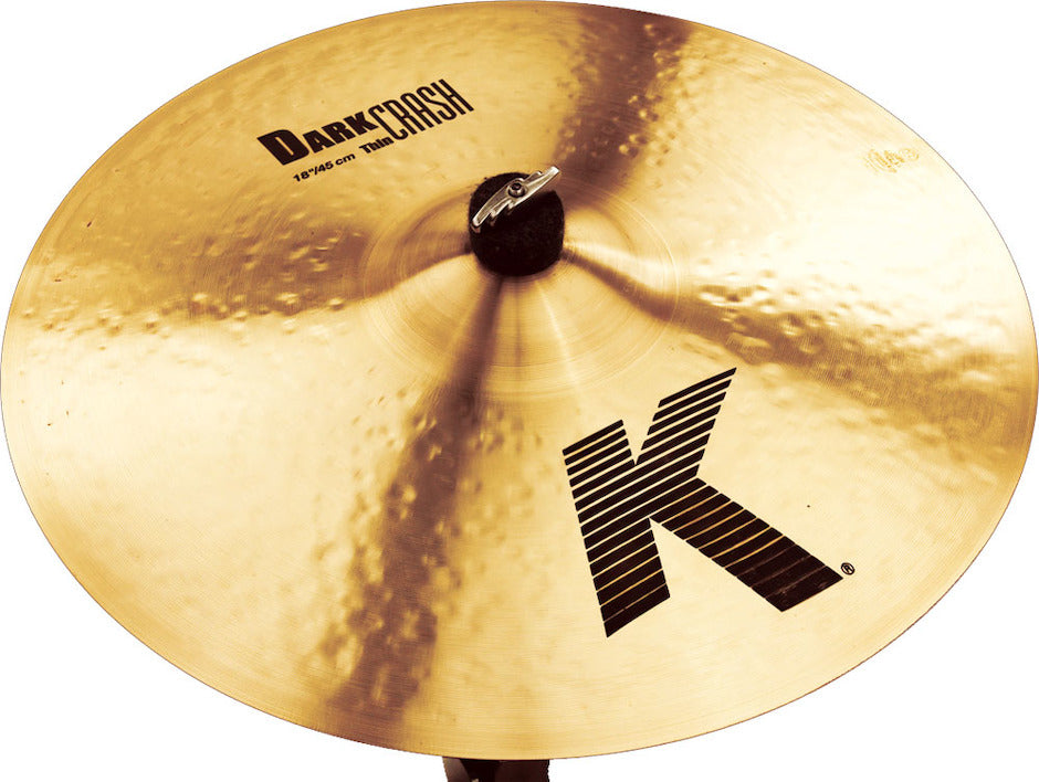 Zildjian 18" K Dark Thin Cymbale crash
