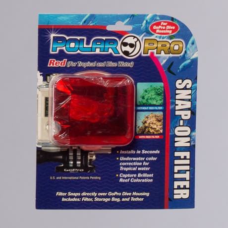 PolarPro Hero2 caisson de plongée filtre rouge