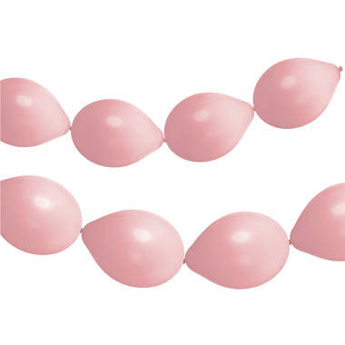 Ballons de Lien pour Guirlandes 8 pcs. (Rose Poudre Mat, 33cm)