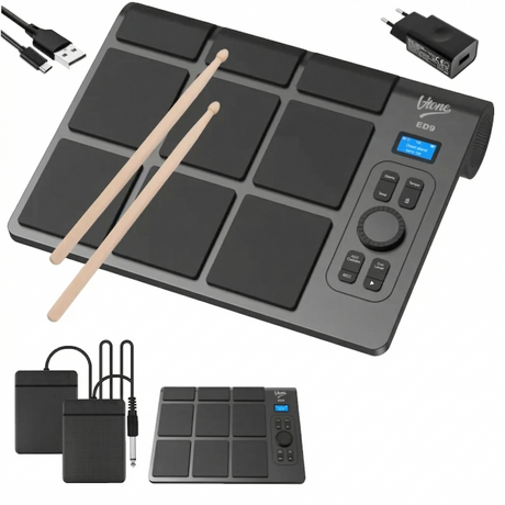 V-TONE ED9 Pad de batterie électronique alimenté par batterie