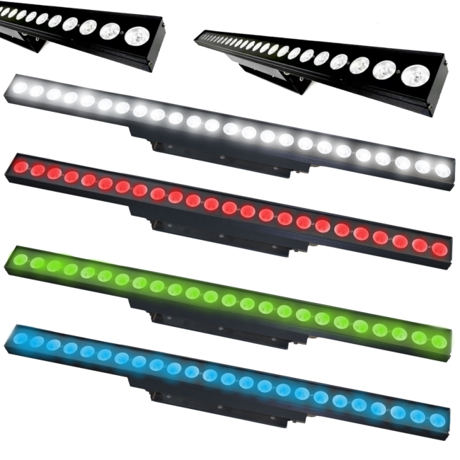 Barre d’éclairage LED Evolights Pixel Bar 18x10W RGBW