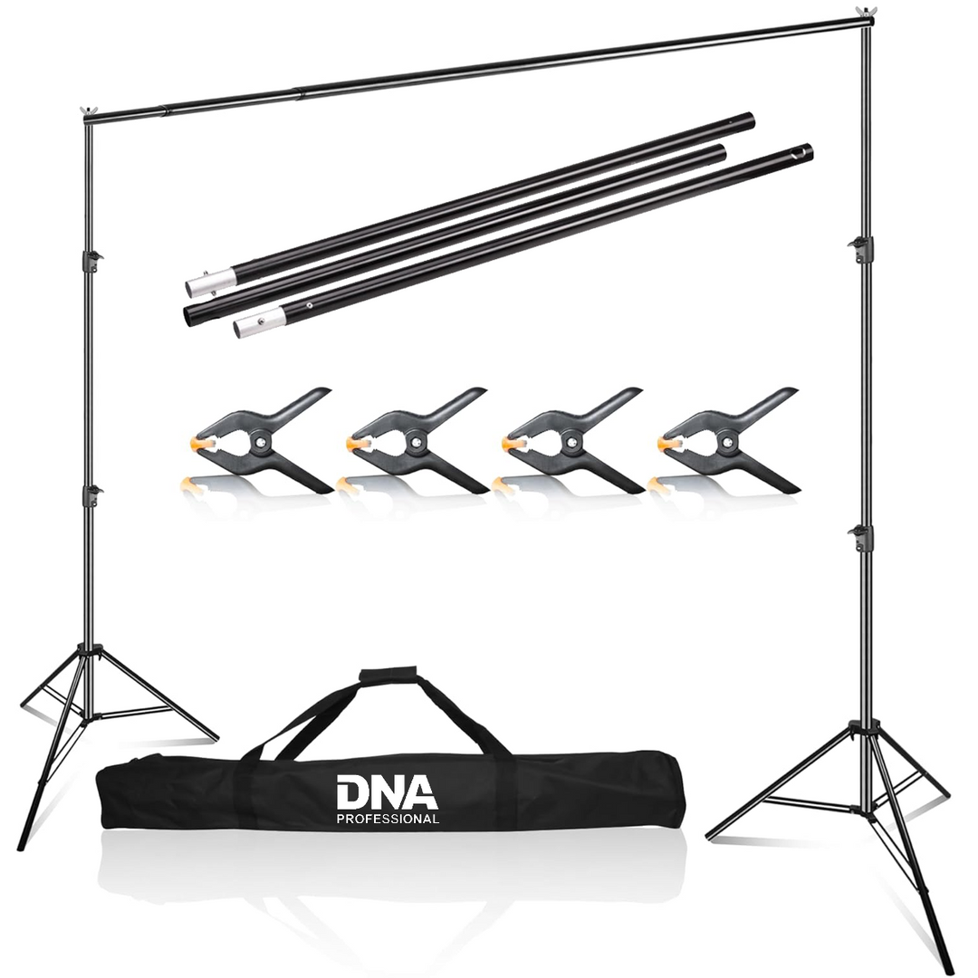 Support de fond – 200x200cm avec cover et 4 pinces