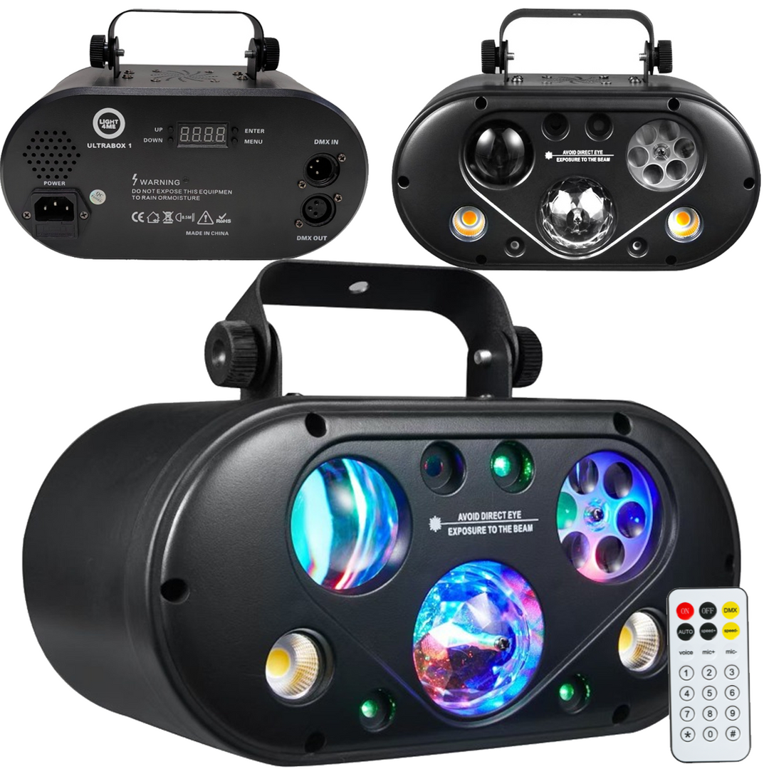 LIGHT4ME ULTRABOX 1 RGBA 6 LED lampe multieffet