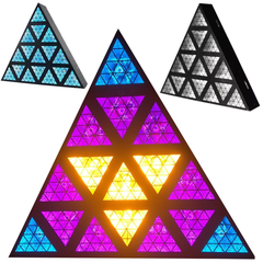 LIGHT4ME TRIANGIS LED effet lumineux 64x2W RGBA axe