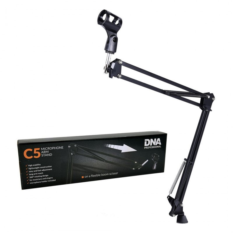 DNA C5 support de microphone de table avec bras articulé