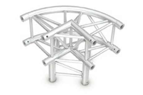 Milos QTB quatro coin courbé 3-voies 90°
