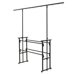 Stand DJ professionnel avec barre lumineuse