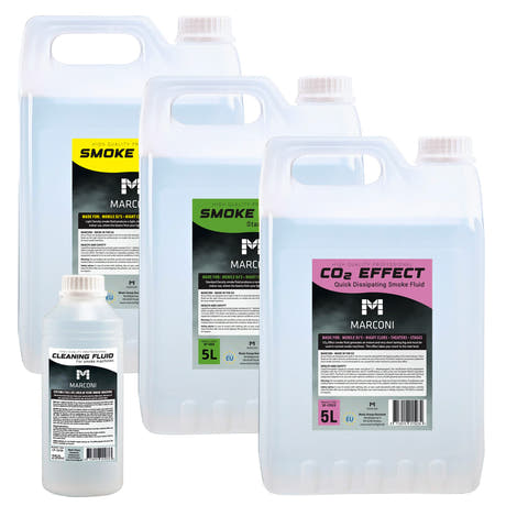3 x 5L Liquide à fumée (Mix Pack) + 250ml Liquide de nettoyage