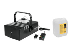 EUROLITE Set de brouillard dynamique 1200 + liquide fumigène -B2D- 5l