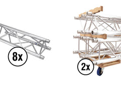 ALUTRUSS Ensemble TRILOCK 6082-2000 + Truss Transport Board Combi