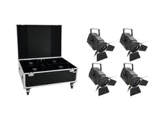 EUROLITE Set 4x LED THA-250F + Étui