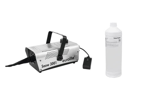 EUROLITE Set Snow 3001 Snow Machine + Snow Fluid 1l