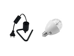 EUROLITE Set LED BC-1 RGB + Base triangulaire noire