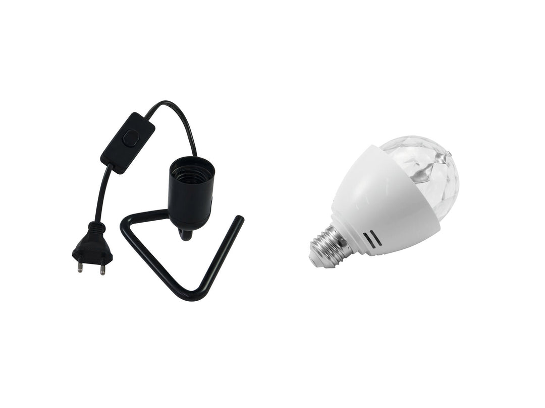 EUROLITE Set LED BC-1 RGB + Base triangulaire noire