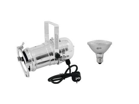 EUROLITE Set PAR-30 Spot argent + PAR-30 230V SMD 11W E-27 LED 3000K