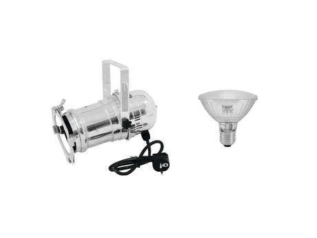 EUROLITE Set PAR-30 Spot argent + PAR-30 230V SMD 11W E-27 LED 6500K