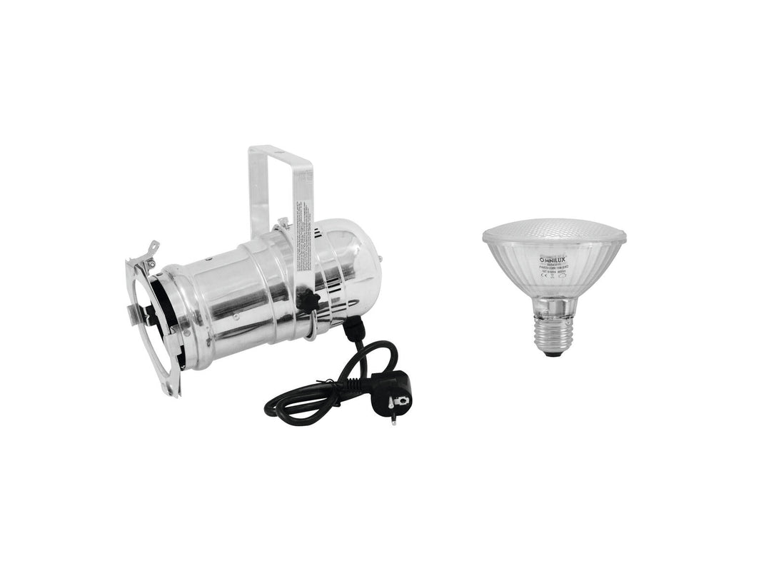 EUROLITE Set PAR-30 Spot argent + PAR-30 230V SMD 11W E-27 LED 6500K